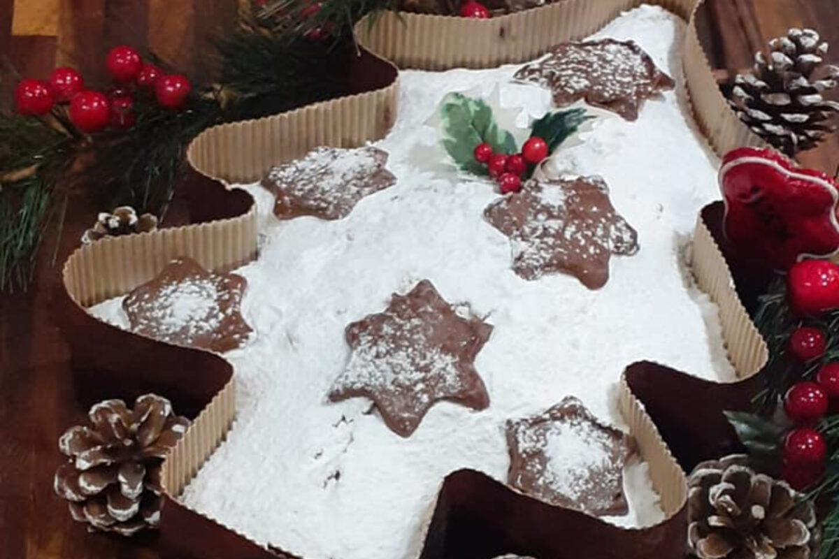 βασιλόπιτα-αμυγδάλου-χριστουγεννιάτικο δέντρο-συνταγή-