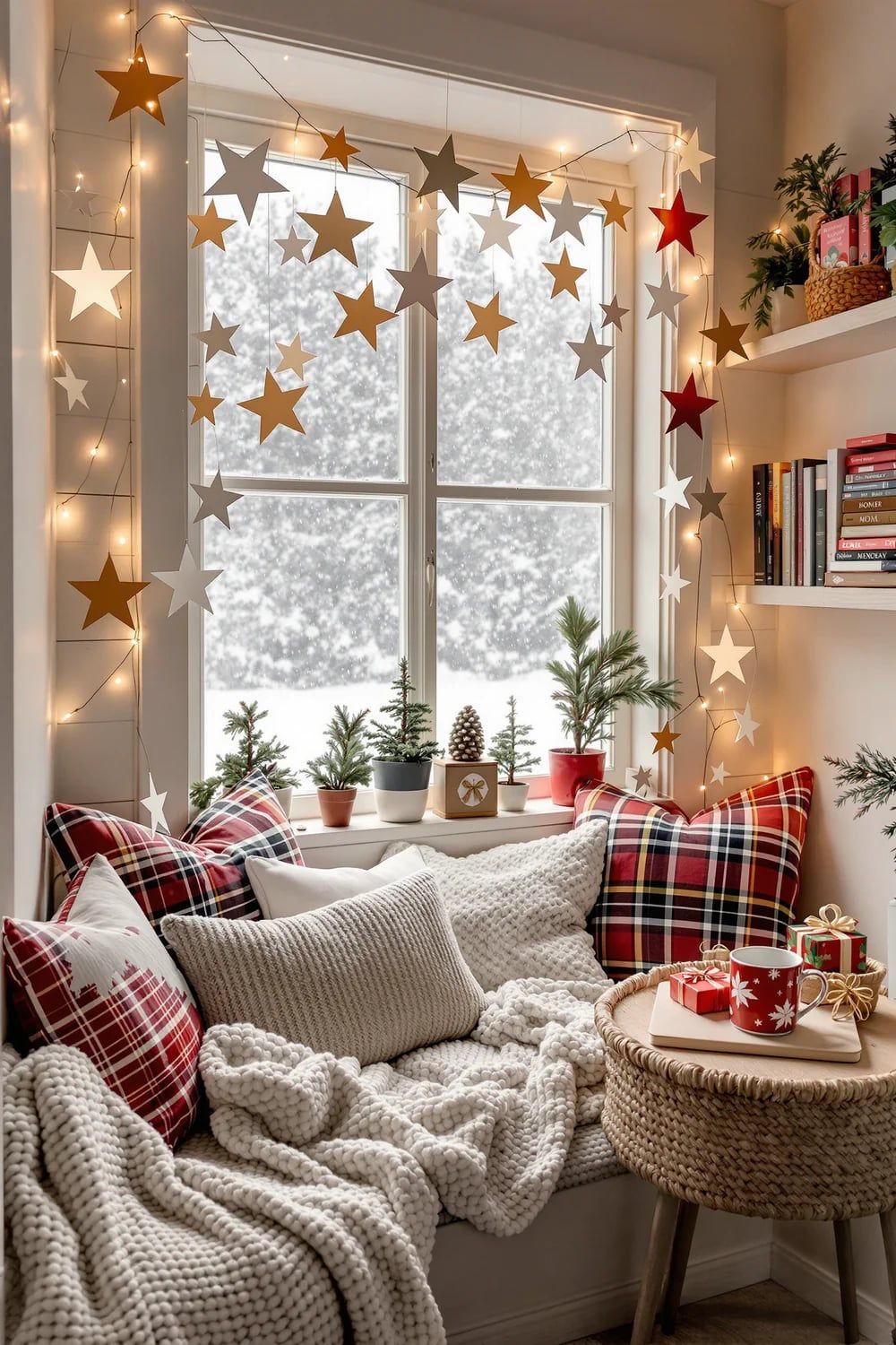 γιρλάντα-με-αστεράκια-στο-σαλόνι-