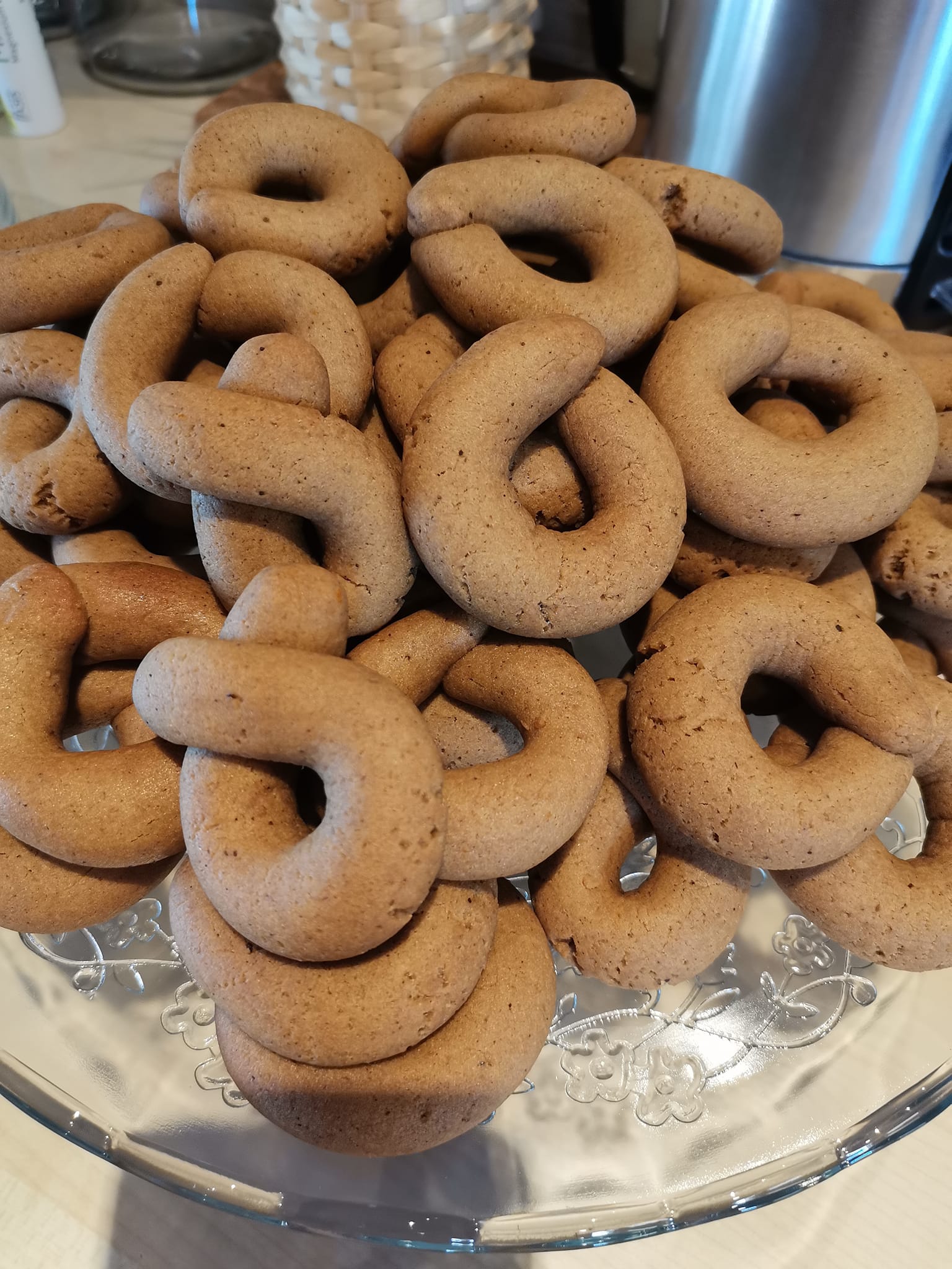 Vegan-κουλουράκια με πετιμέζι-