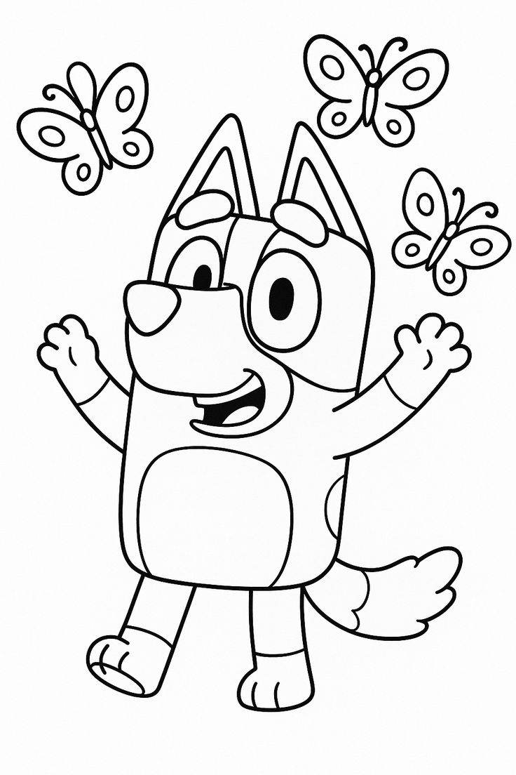 Δωρεάν εκτυπώσεις Bluey