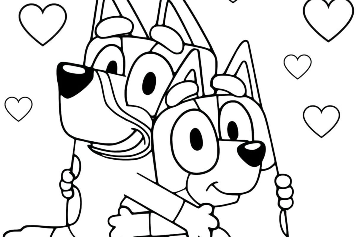 Δωρεάν εκτυπώσεις Bluey