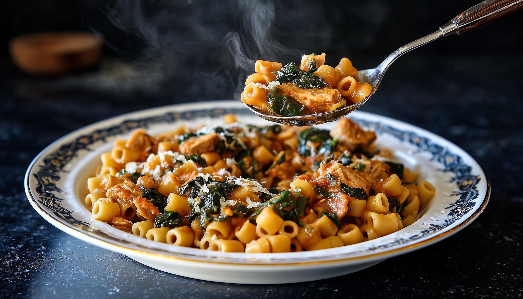 μακαρονάδα-με-το-κοτόπουλο-που-περίσσεψε- μακαρονάδα-με-το-κοτόπουλο-που-περίσσεψε-