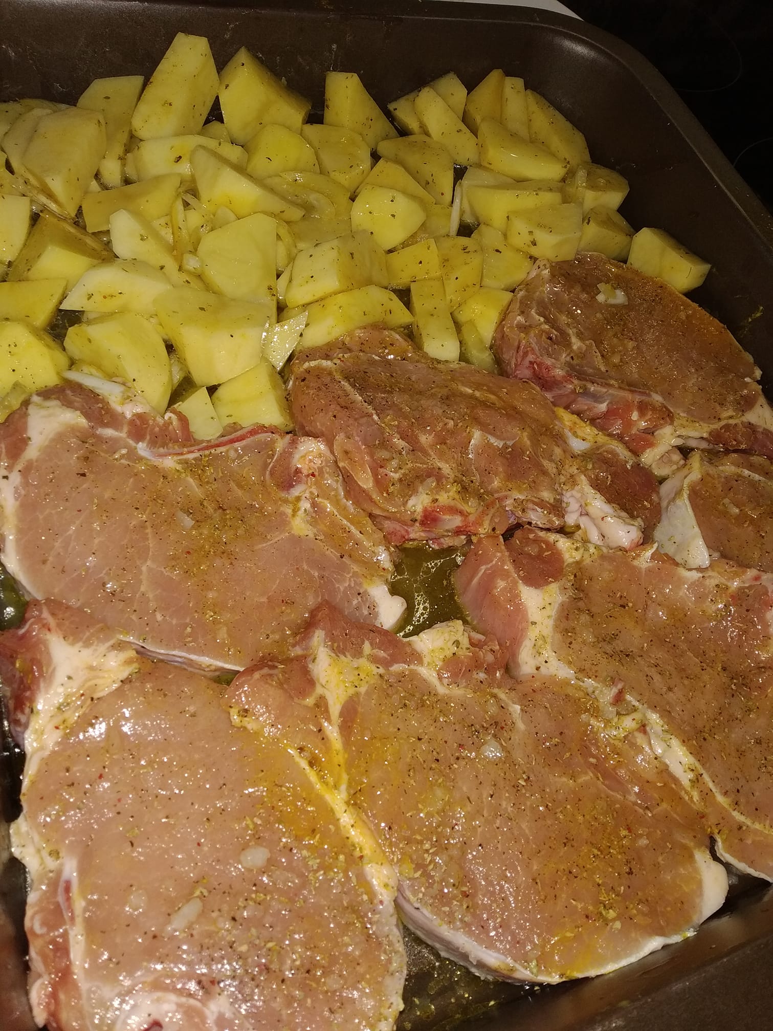 Μαρινάδα με πορτοκάλι και κουρκουμά για μπριζόλες