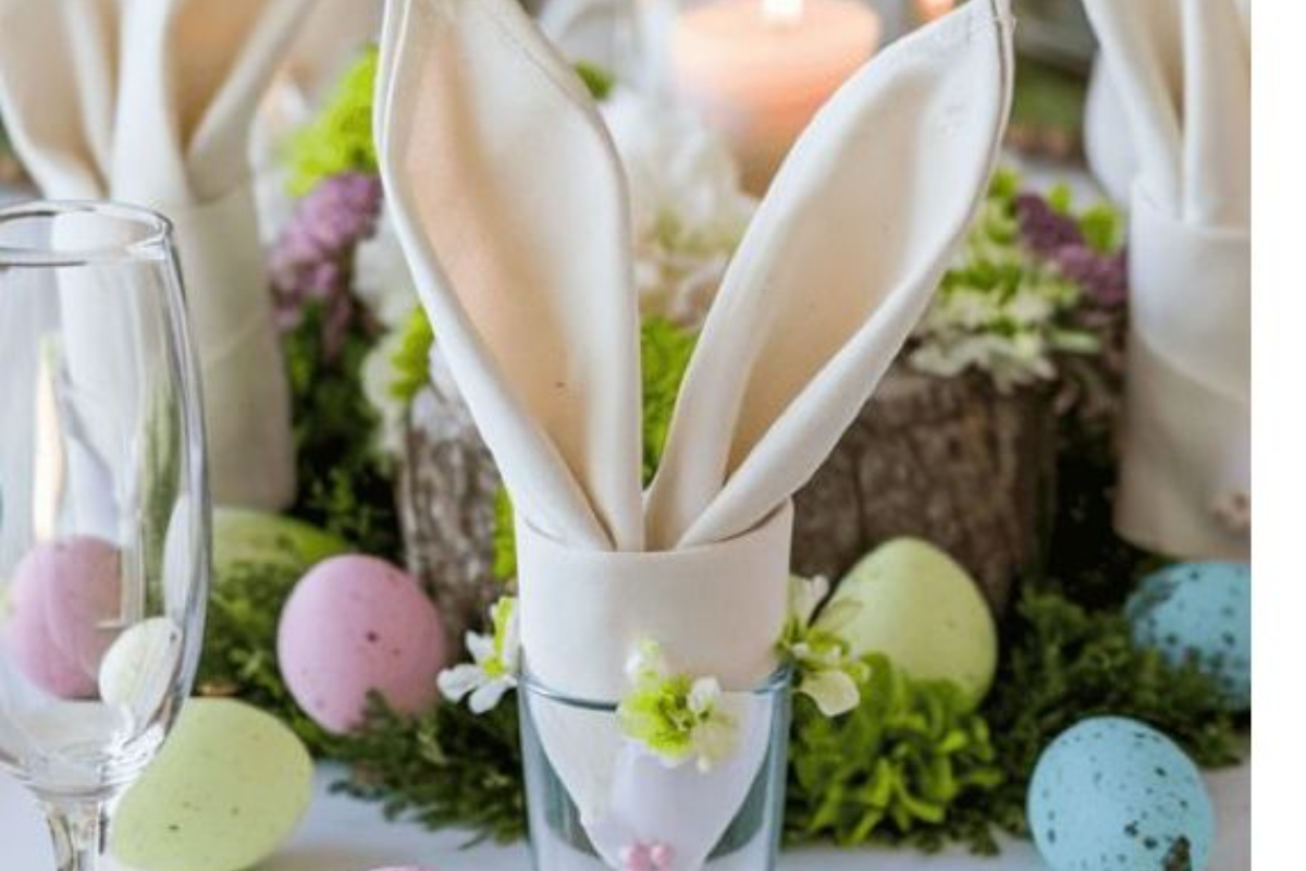 Πασχαλινό τραπέζι: Πώς θα φτιάξεις λαγουδάκια με τις χαρτοπετσέτες για να εντυπωσιάσεις τους καλεσμένους σου αφτιαχτο