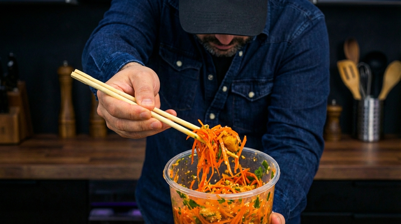 Πικάντικη-κοτοσαλάτα-με-Sriracha-συνταγή-ασιατικό-