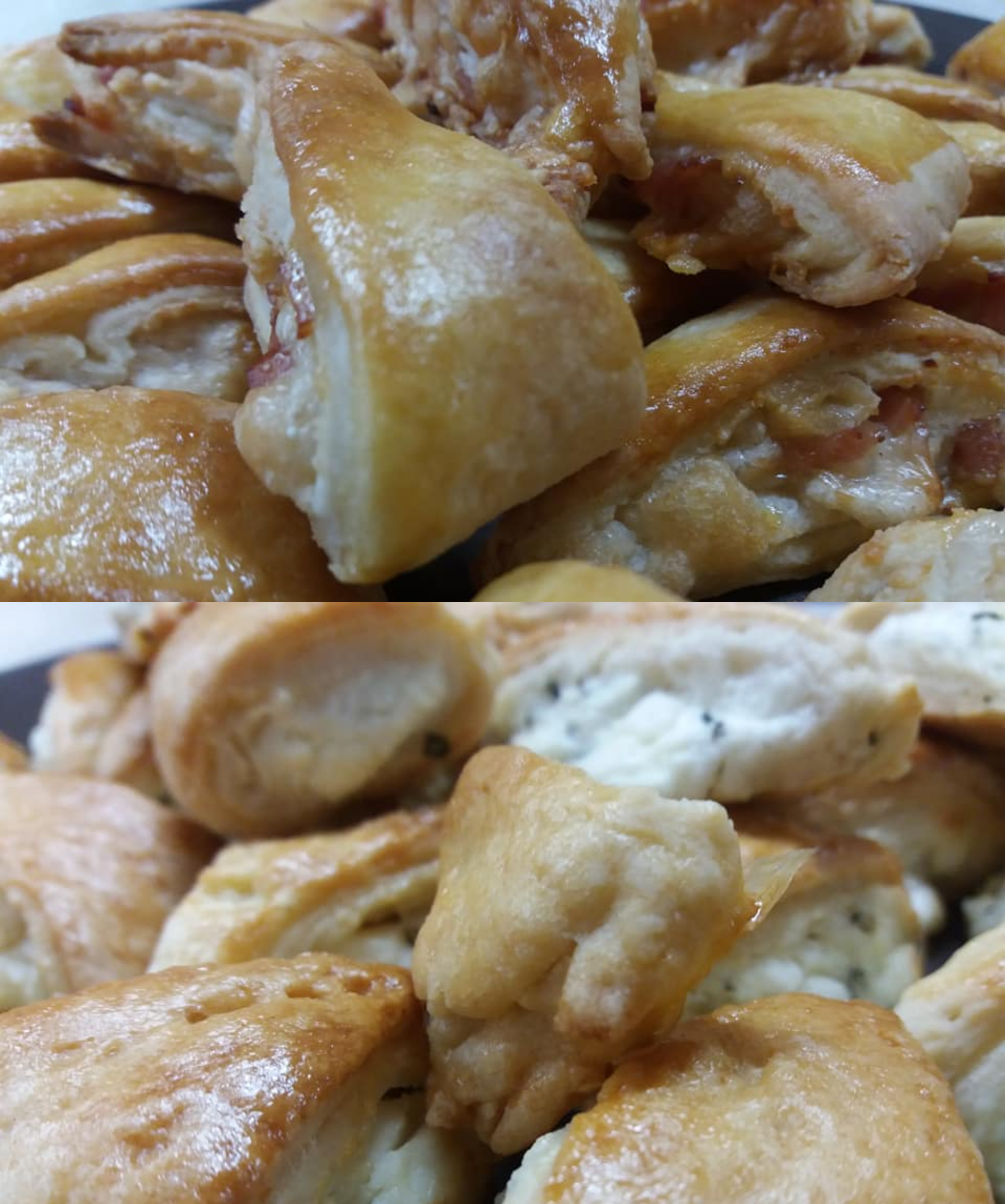 Πιτάκια με δύο διαφορετικές ιδέες για γέμιση για μπουφέ