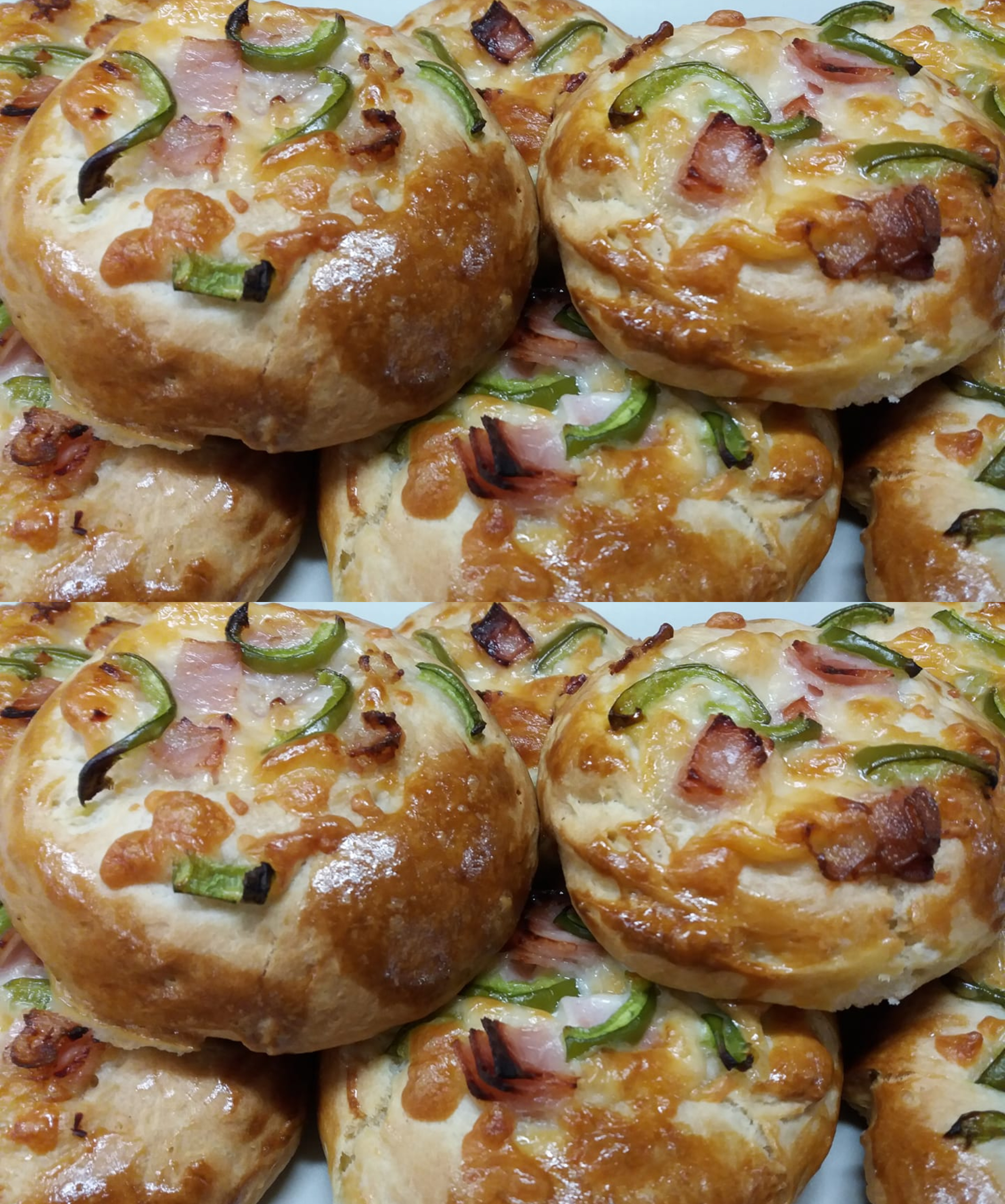 Πιτσάκια-με φουσκωτή-ζύμη-για σχολικό κολατσιό-συνταγή-