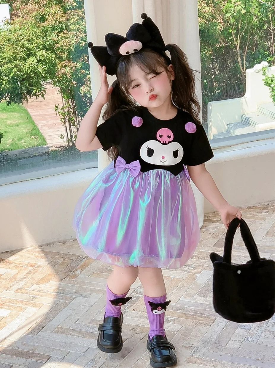 αποκριάτικη-στολή-Kuromi-για-μικρά-παιδιά-