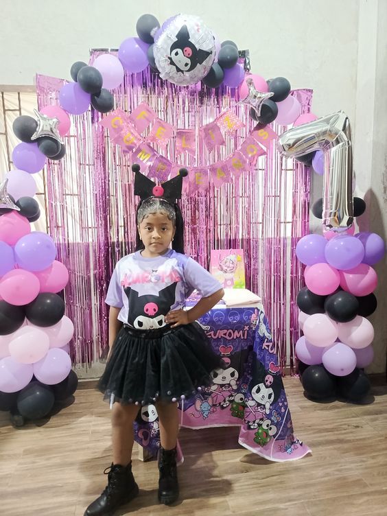 εύκολη-αποκριάτικη στολή-Kuromi-