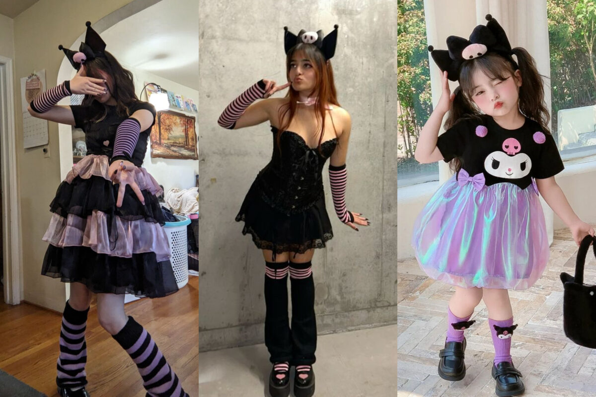 εύκολη-αποκριάτικη στολή-Kuromi-ιδέες-