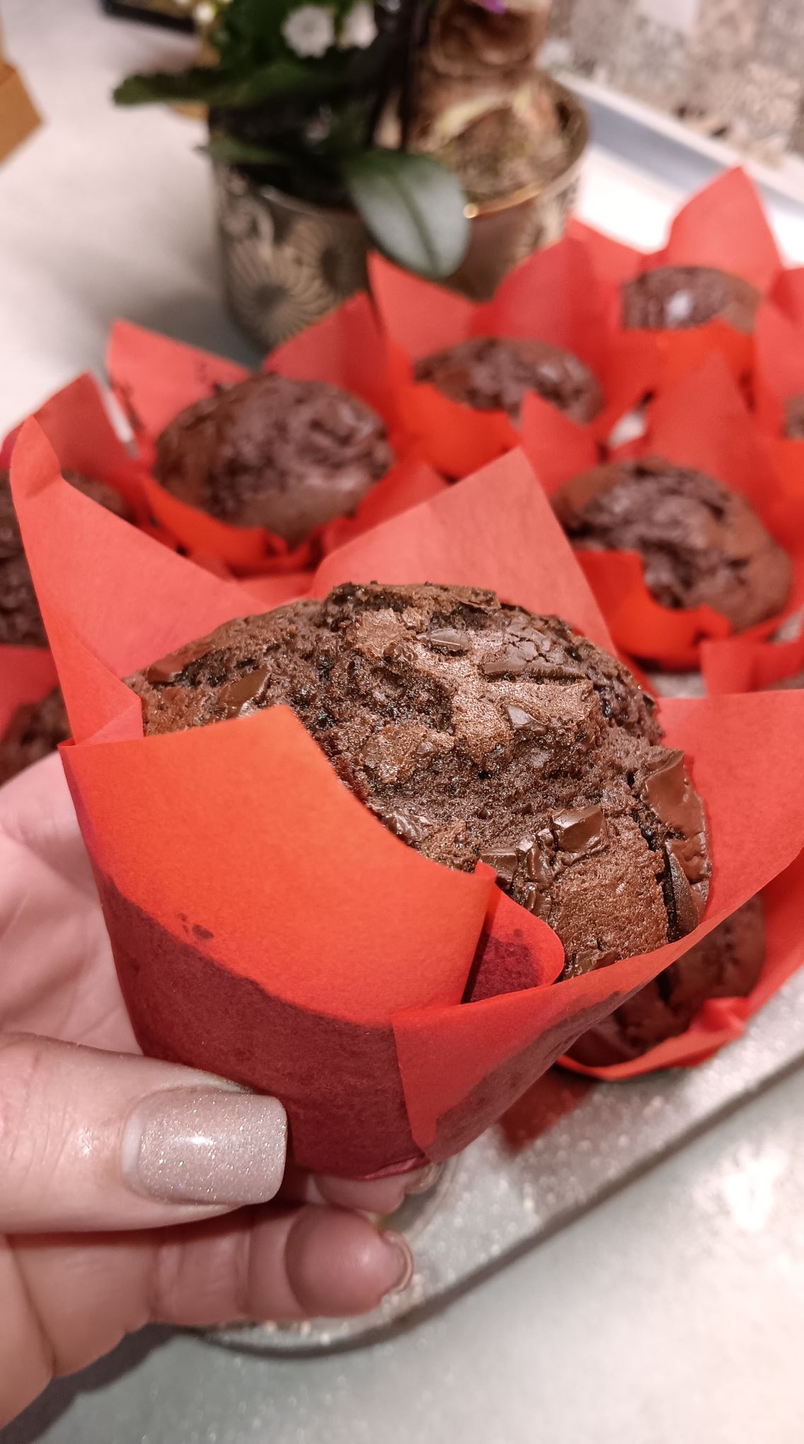 Τα πιο-εύκολα σοκολατένια muffins-