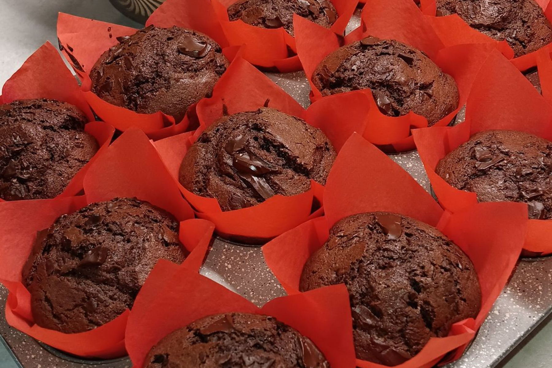 Τα πιο εύκολα σοκολατένια muffins