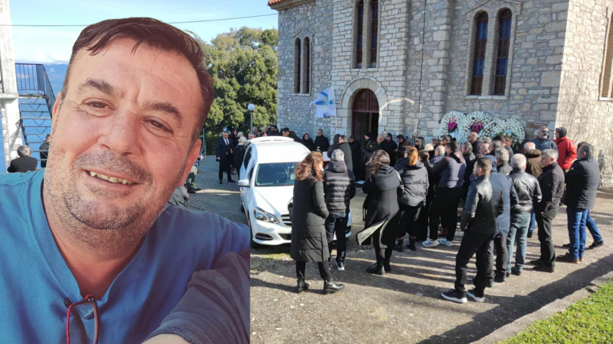 Θρήνος στην κηδεία του δολοφονηθέντος Κωνσταντίνου Αλεξανδρή που σκοτώθηκε εξαιτίας ενός ερωτικού τριγώνου(Φωτο και βίντεο)
