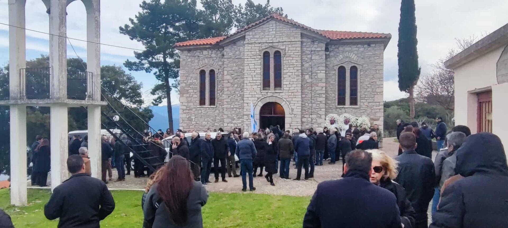 Θρήνος στην κηδεία του δολοφονηθέντος Κωνσταντίνου Αλεξανδρή