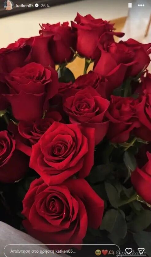 Το δώρο του Παναγιώτη Κουτσουμπή στη Κατερίνα Καινούργιου που έριξε το Instagram (φωτο)
