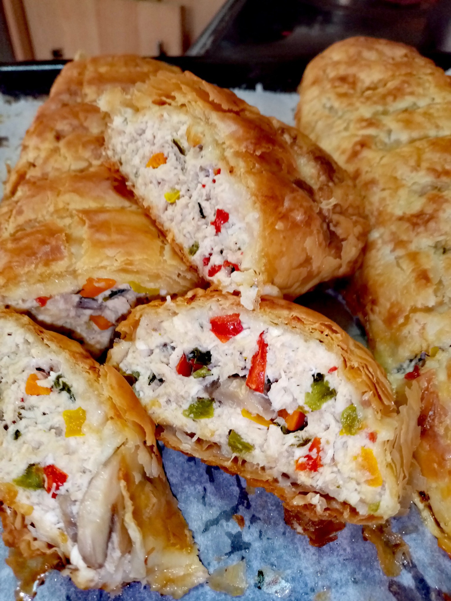 Εύκολη κοτόπιτα με φύλλο κρούστας για κατάψυξη