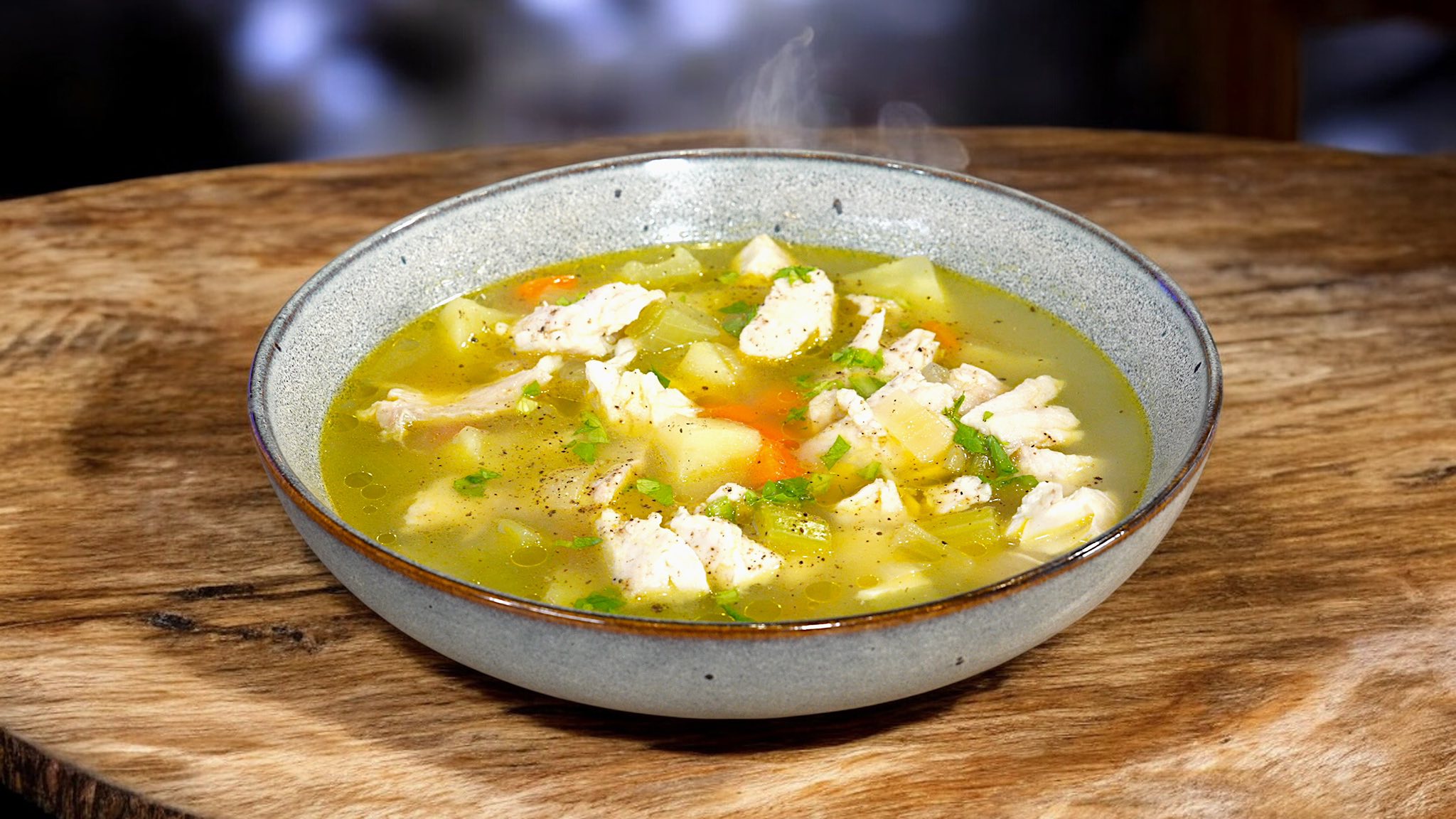 Ελαφριά ψαρόσουπα για παιδιά