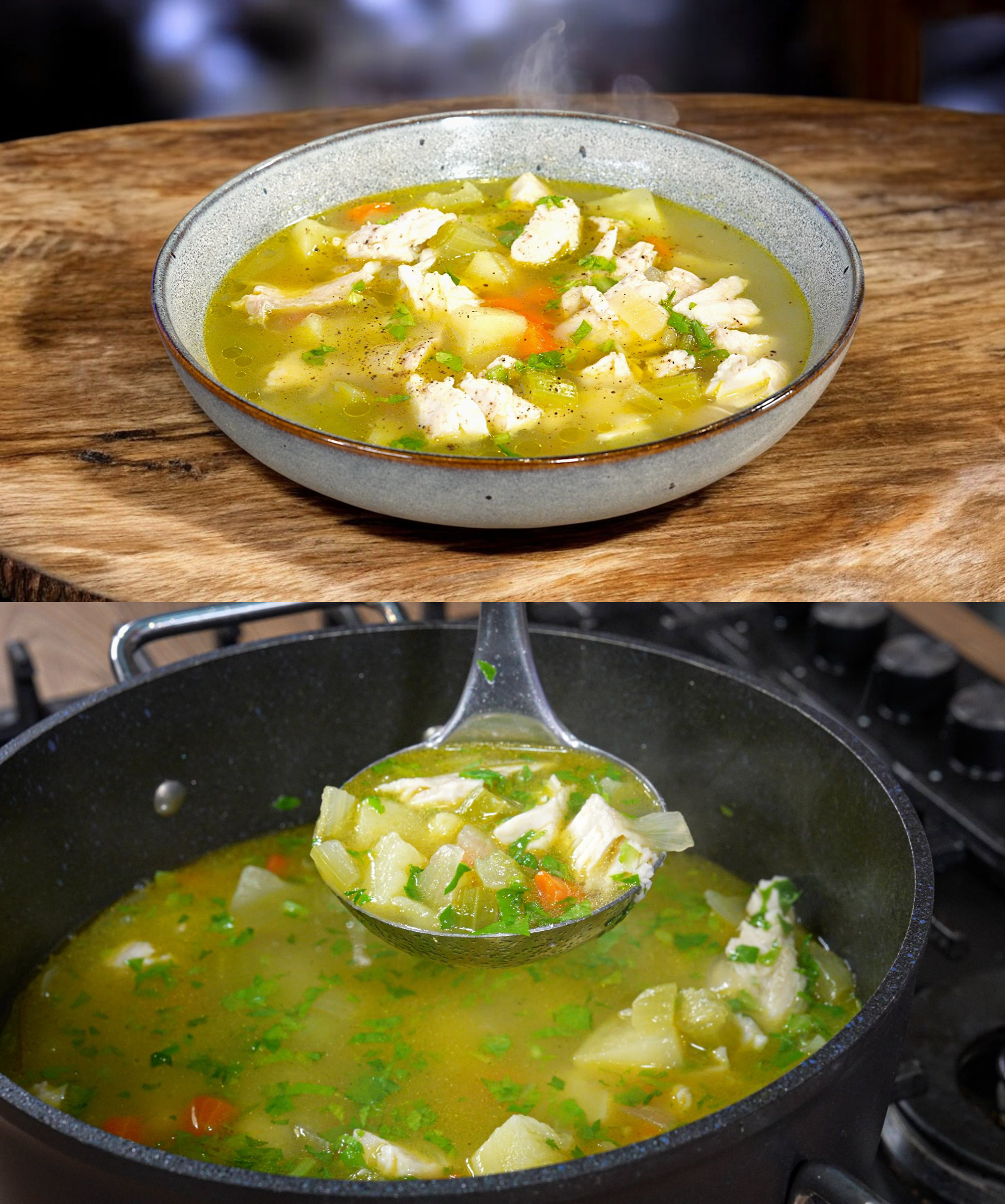 Ελαφριά ψαρόσουπα για παιδιά