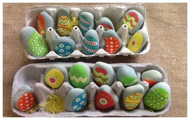 Μικρές κατασκευές με βότσαλα-πέτρες