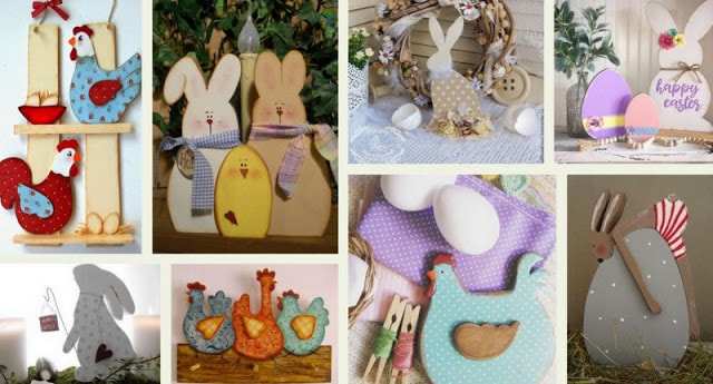 Διακοσμητικά από χαρτόνι μακέτας πασχαλινά