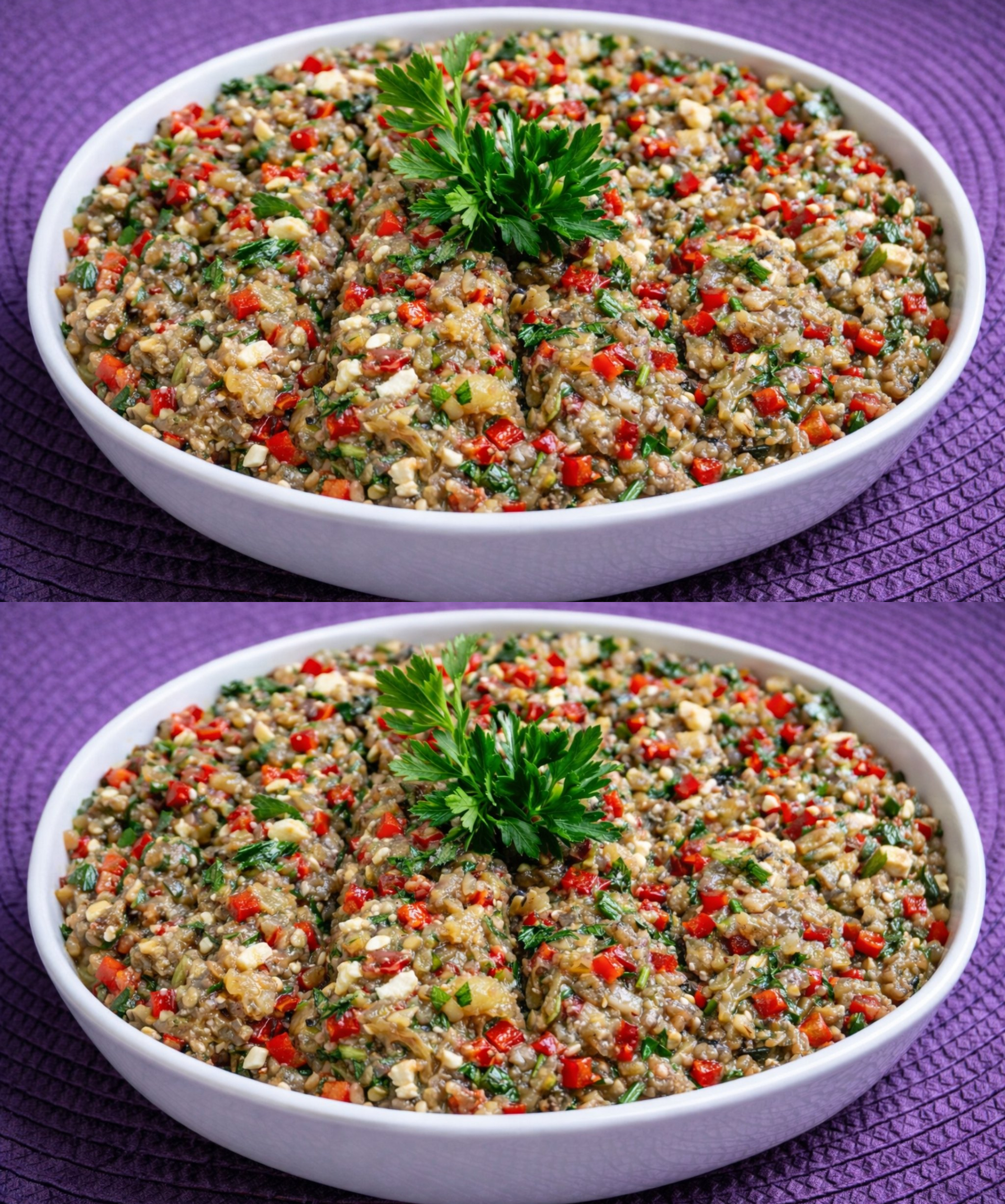 Παραδοσιακή μελιτζανοσαλάτα του Γιώργου Ζώλη για τη Σαρακοστή