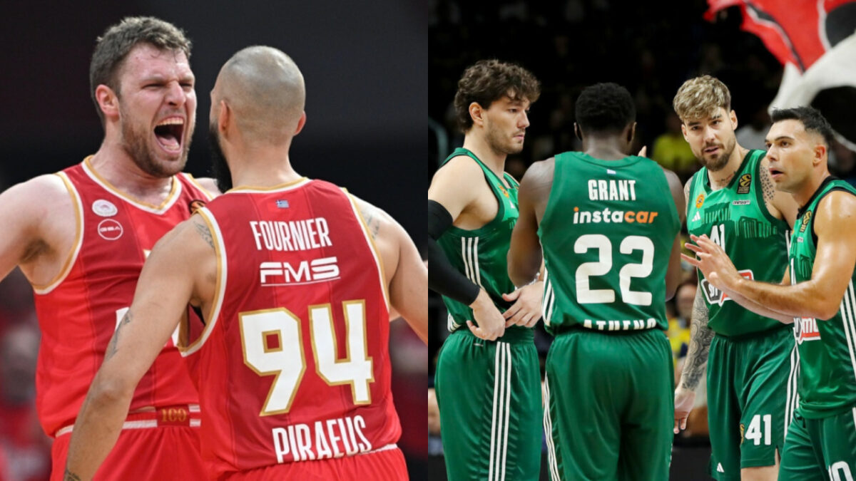 EuroLeague: Πότε είναι τα παιχνίδια Ολυμπιακού & Παναθηναϊκού AKTOR με Χάποελ και Dubai BC
