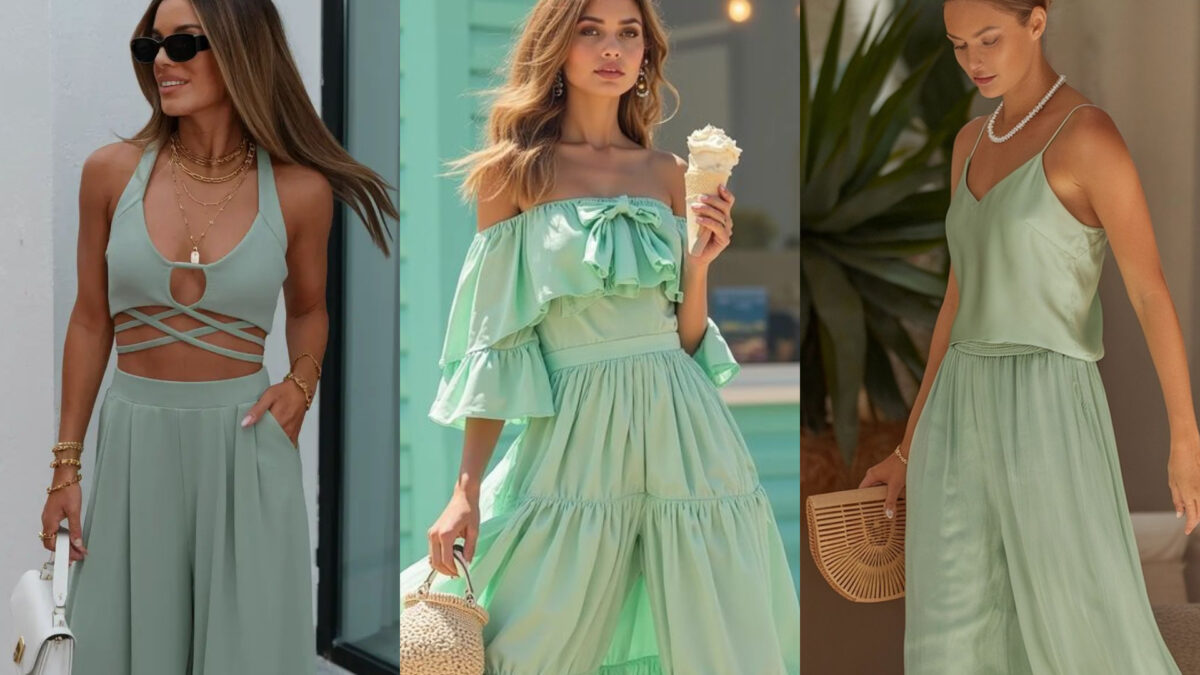 Mint green ντύσιμο: Ιδέες με το χρώμα που έγινε trend & έχει αέρα γαλλικού στιλ