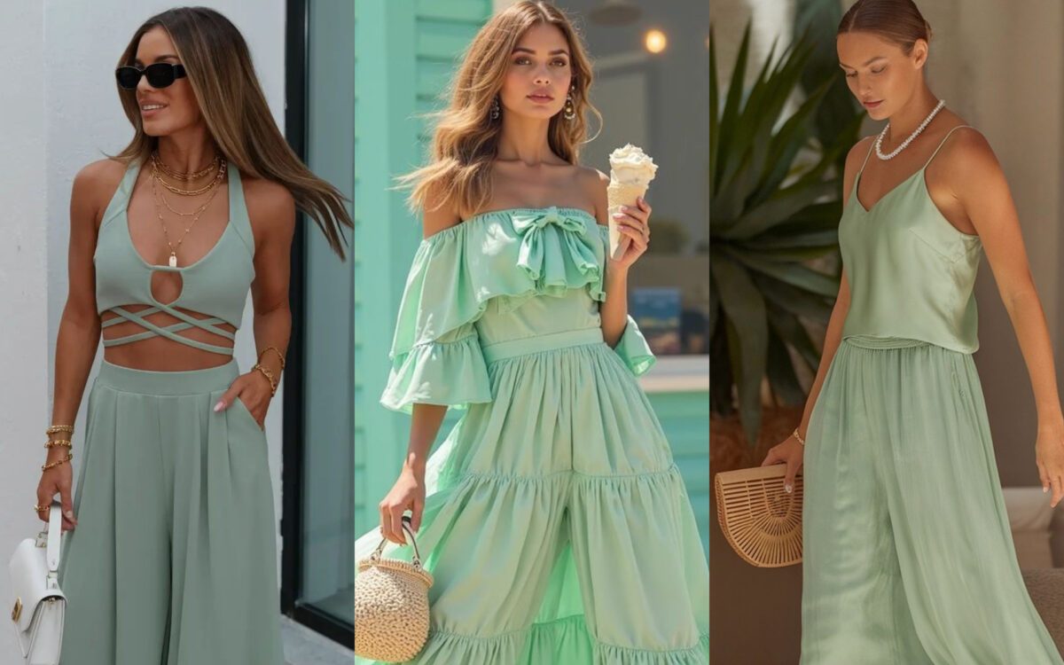Mint green ντύσιμο: Ιδέες με το χρώμα που έγινε trend & έχει αέρα γαλλικού στιλ