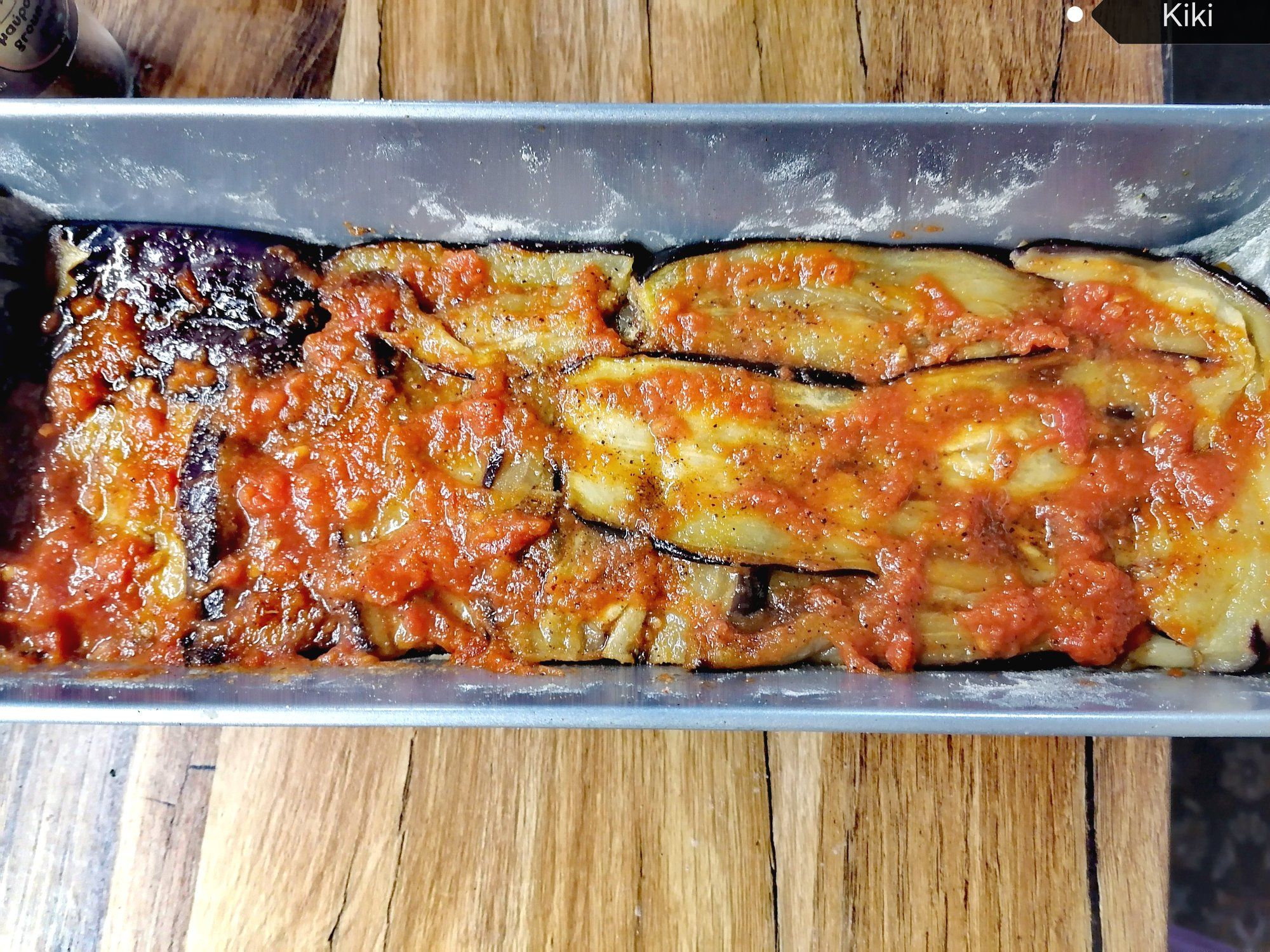 Αλμυρός κορμός με μελιτζάνες και πατάτες για τη νηστεία