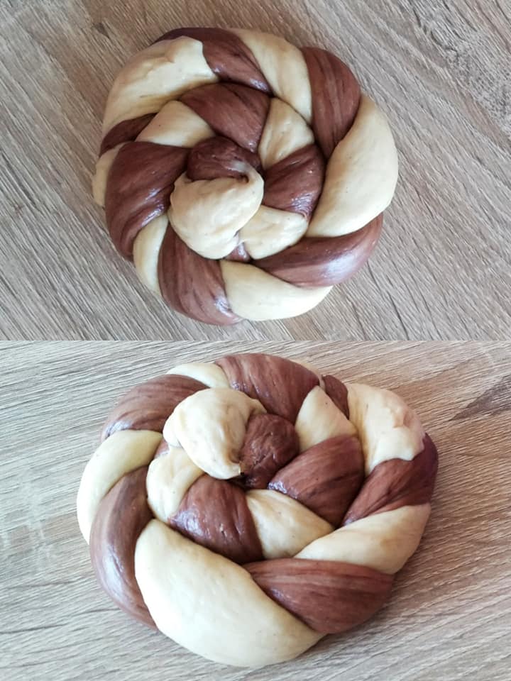 Δίχρωμα-τσουρέκια-συνταγή-