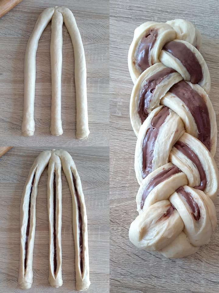 Δίχρωμα τσουρέκια-συνταγή-