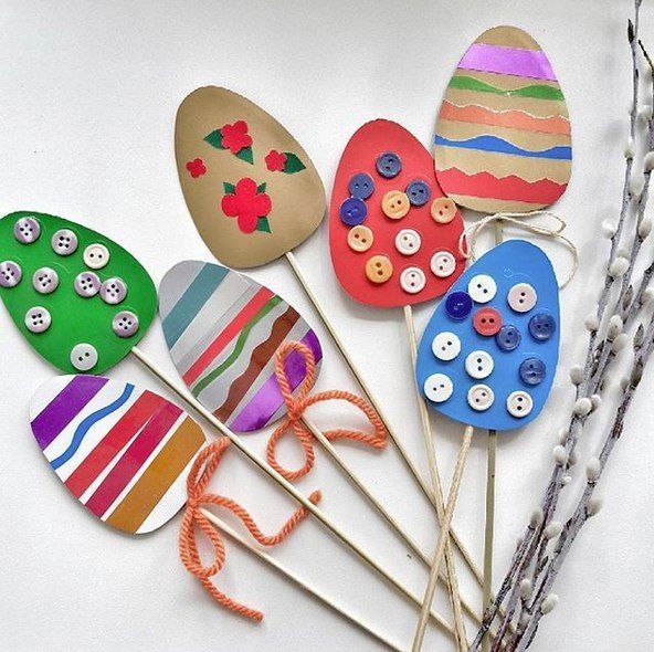 Εύκολες Πασχαλινές κατασκευές για παιδιά από χαρτόνι