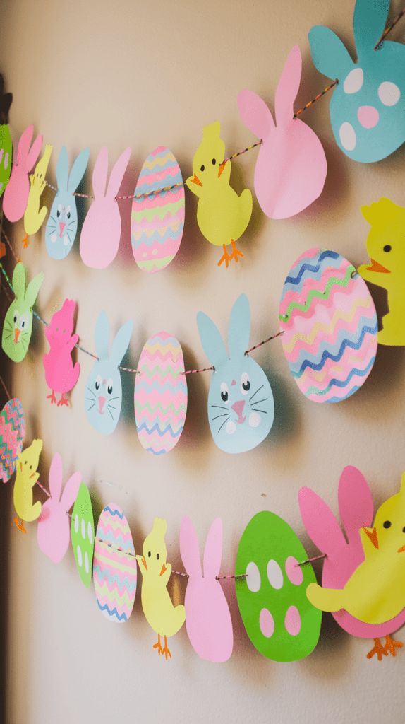 Εύκολες Πασχαλινές κατασκευές για παιδιά από χαρτόνι