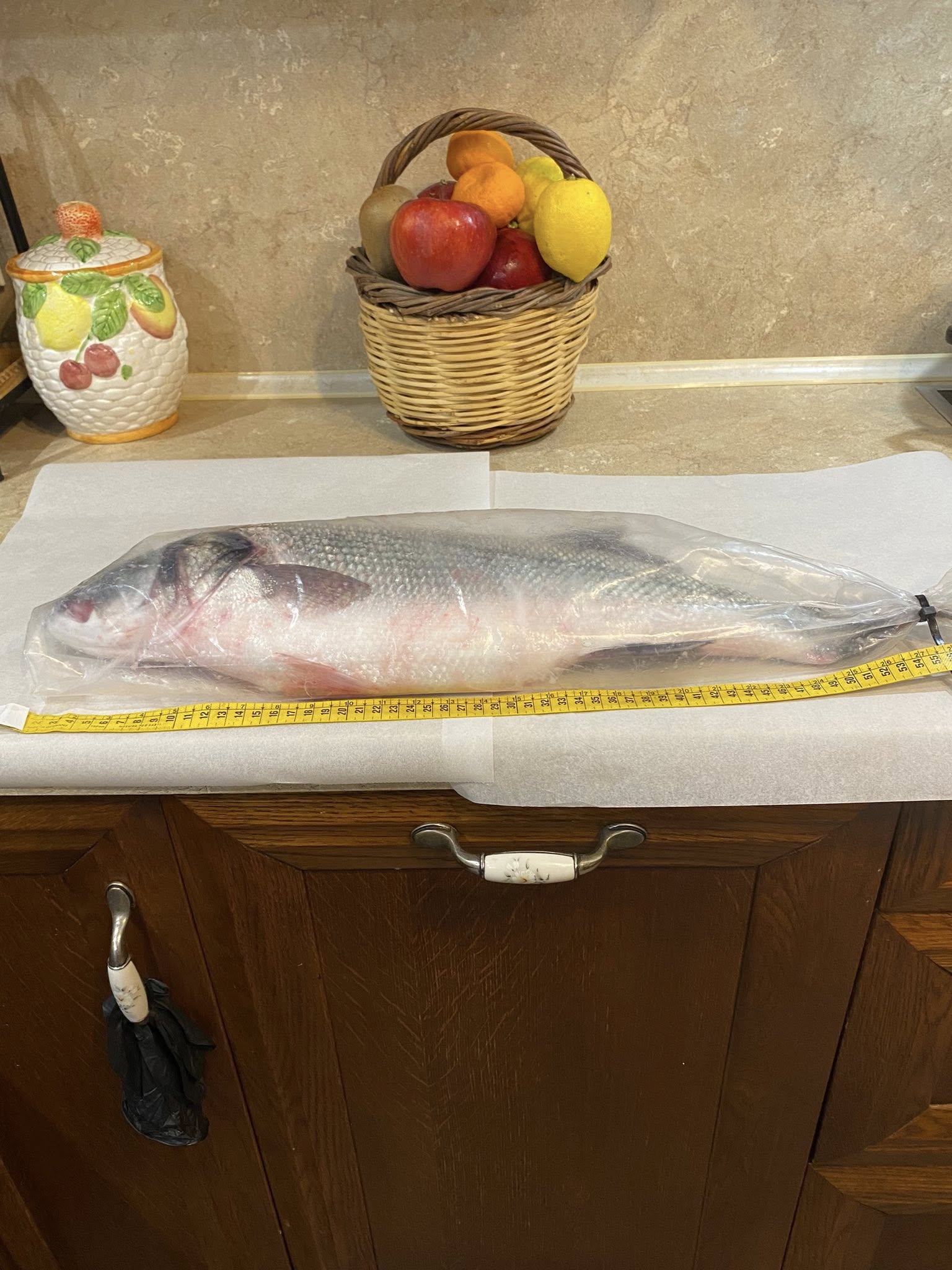 Λαυράκι πλακί για την Κυριακή των Βαΐων