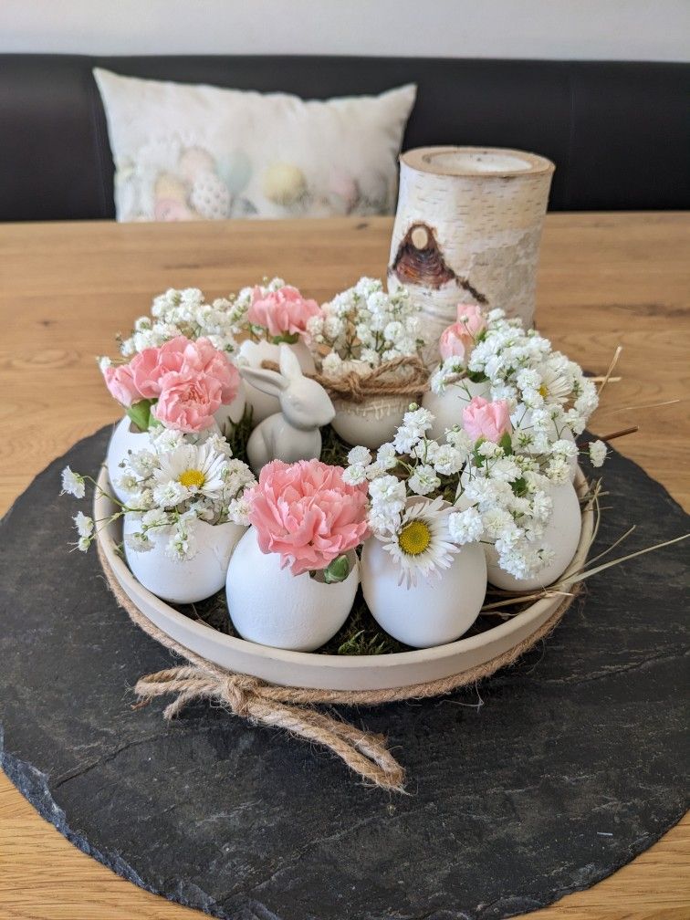 Πασχαλινές κατασκευές με λουλούδια κι άλλα φυσικά υλικά για να διακοσμήσεις το σπίτι και να κρατήσεις το παιδί απασχολημένο στις διακοπές