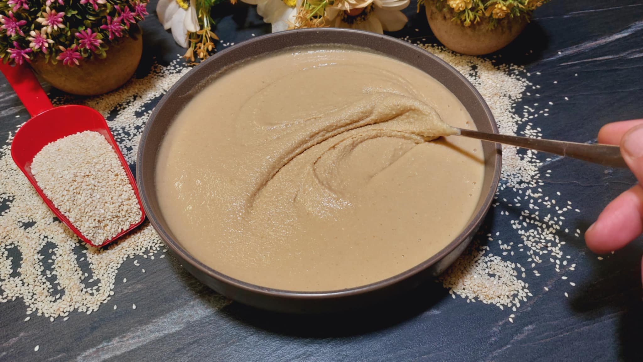 Συνταγή για σπιτικό ταχίνι χωρίς καθόλου συντηρητικά