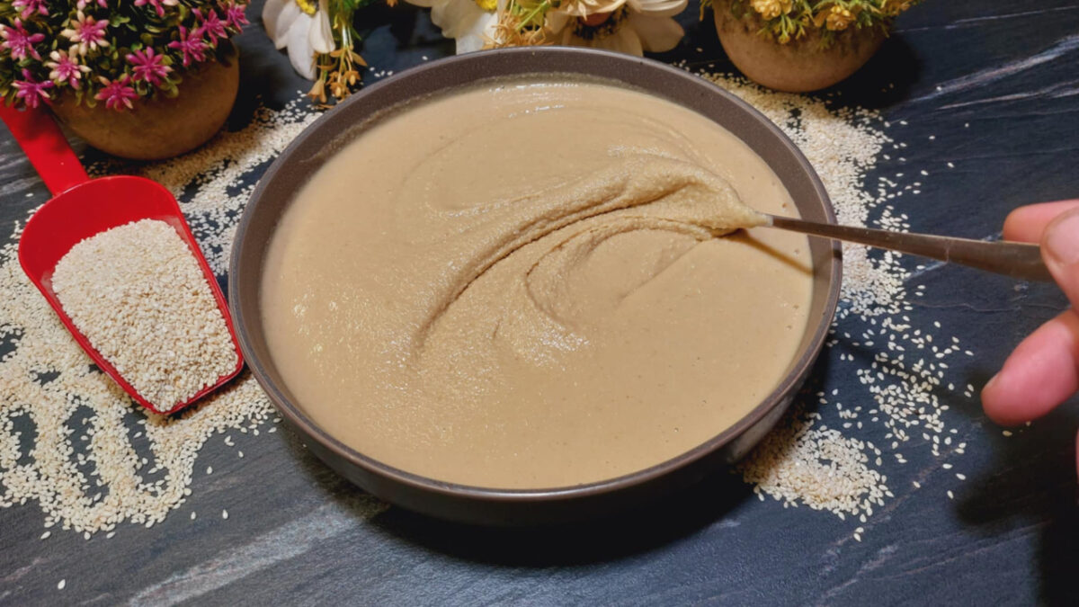 Συνταγή για σπιτικό ταχίνι χωρίς καθόλου συντηρητικά