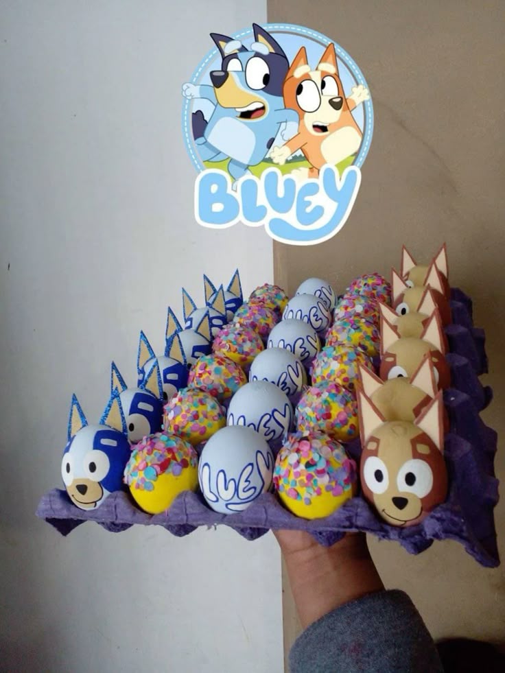 πασχαλινά αυγά-bluey- πασχαλινά αυγά-bluey-