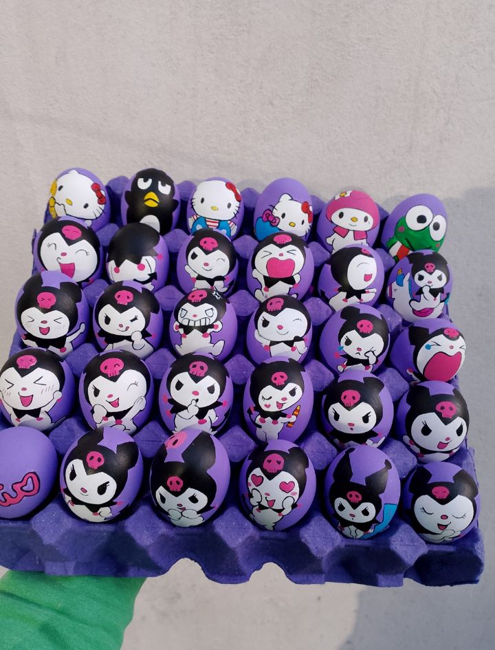 πασχαλινά αυγά-Kuromi- πασχαλινά αυγά-Kuromi-