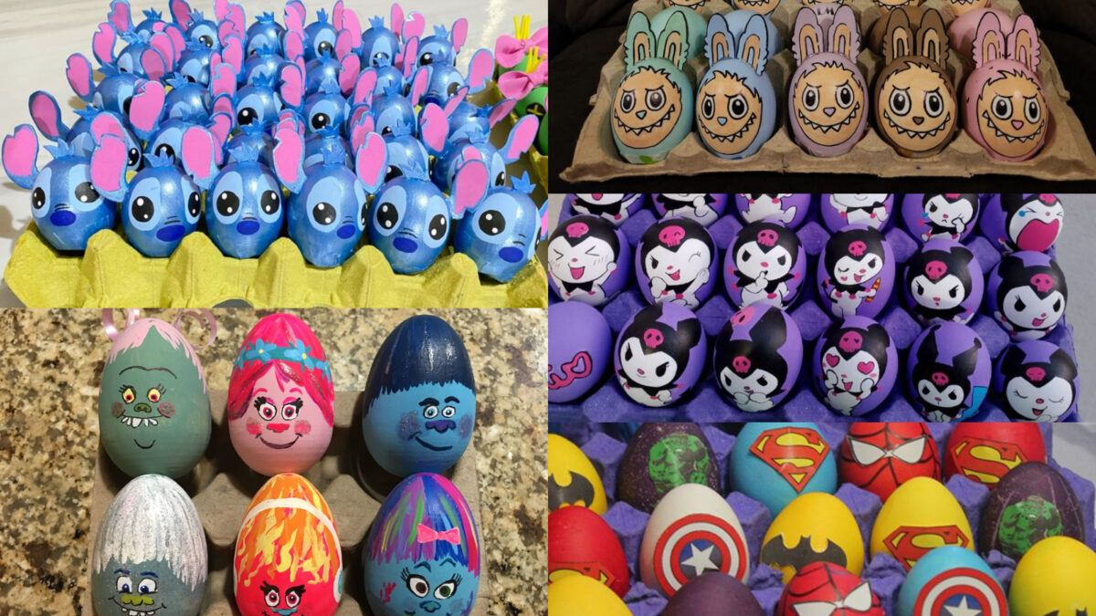 Η Τεχνική για να βάψεις τα Πασχαλινά αυγά με αγαπημένους ήρωες των Παιδιών
