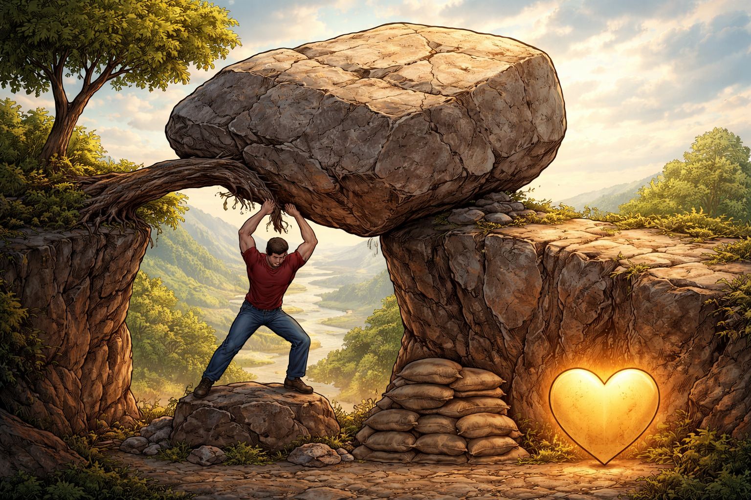 Το ψυχολογικό τεστ του βράχου θα σου αποκαλύψει ποιο είναι το σημαντικότερο στήριγμα για σένα