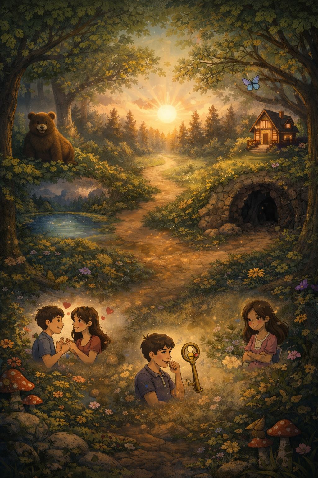 δάσος-κινούμενα σχέδια-