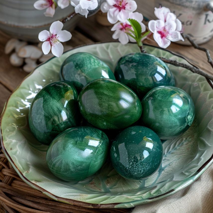 Emerald easter eggs: Η απόλυτη τεχνική για να βάψεις τα Πασχαλινά αυγά φέτος