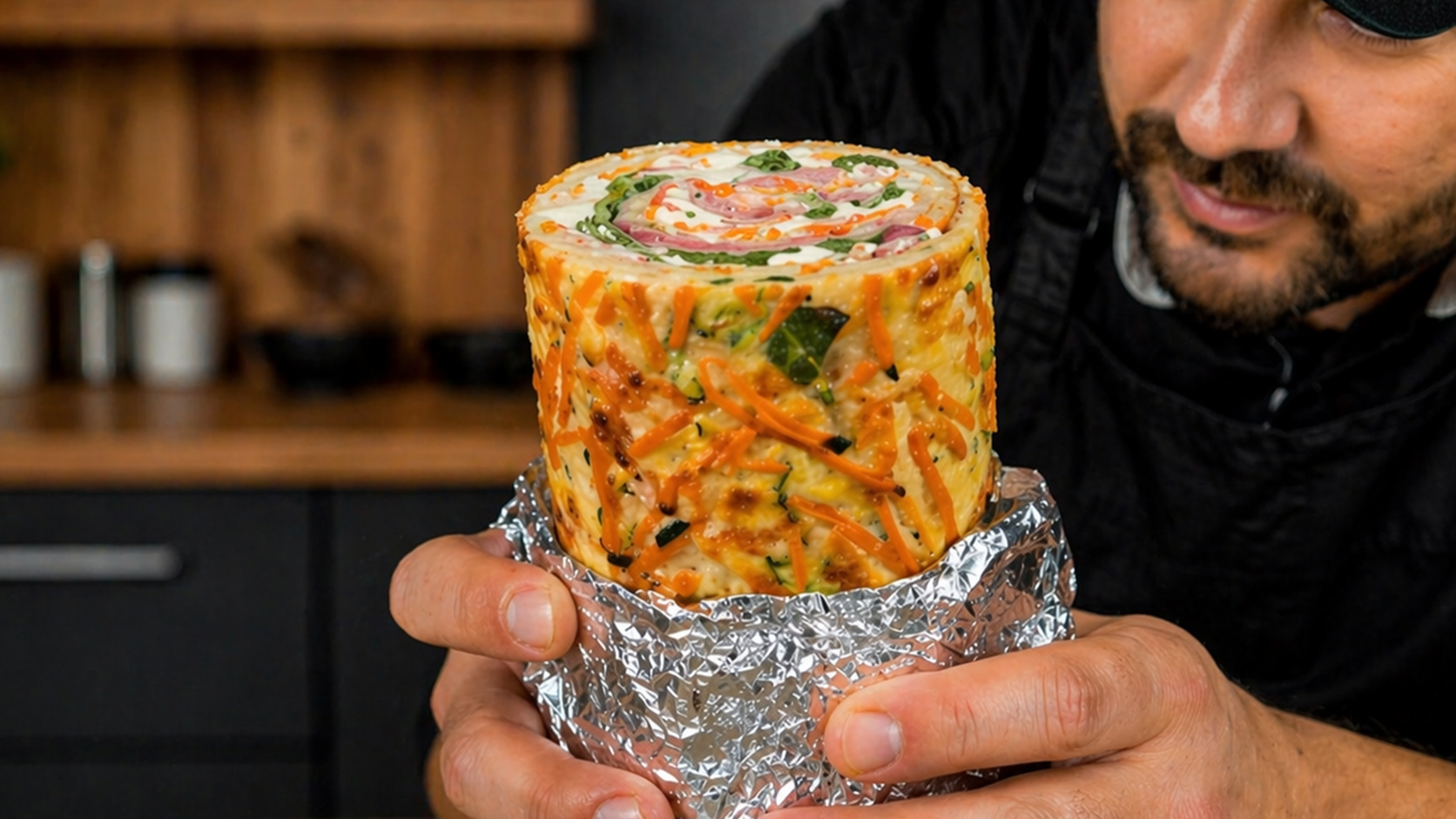 Protein wrap με λαχανικά Χωρίς καθόλου αλεύρι