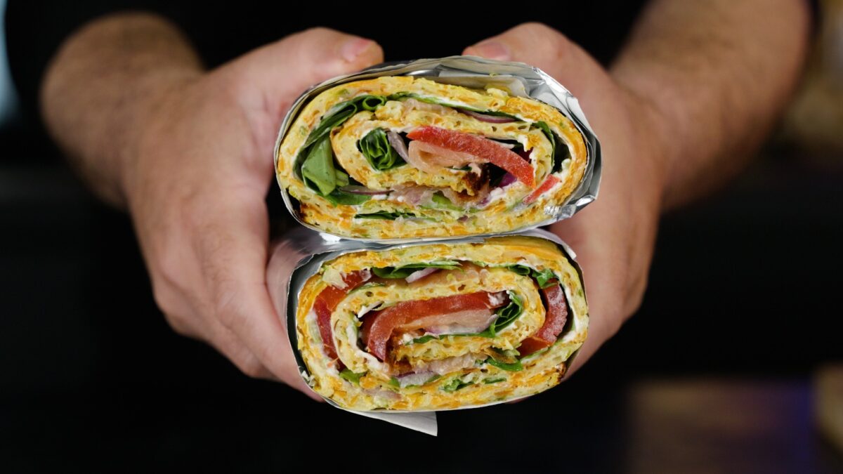 Protein wrap με λαχανικά Χωρίς καθόλου αλεύρι