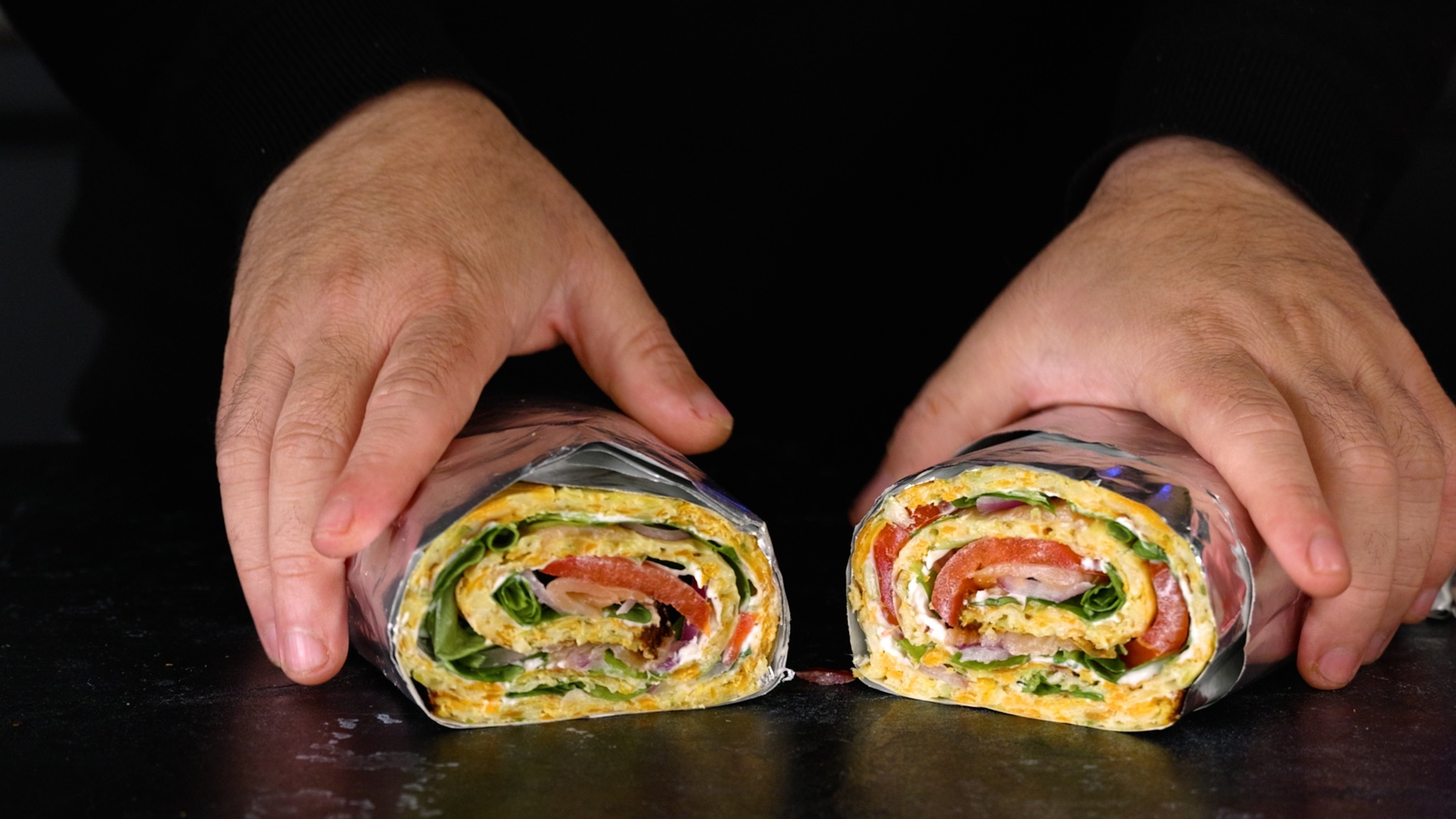 Protein wrap με λαχανικά Χωρίς καθόλου αλεύρι