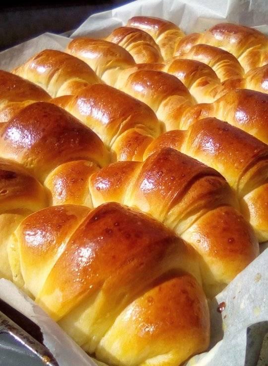 Αφράτα κρουασανάκια με μερέντα για το σχολείο