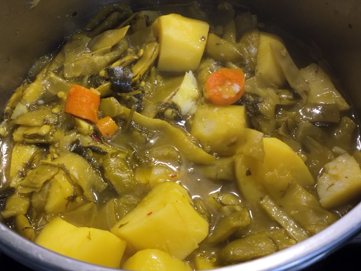 Αλάδωτα φασολάκια για τη Μεγάλη Παρασκευή