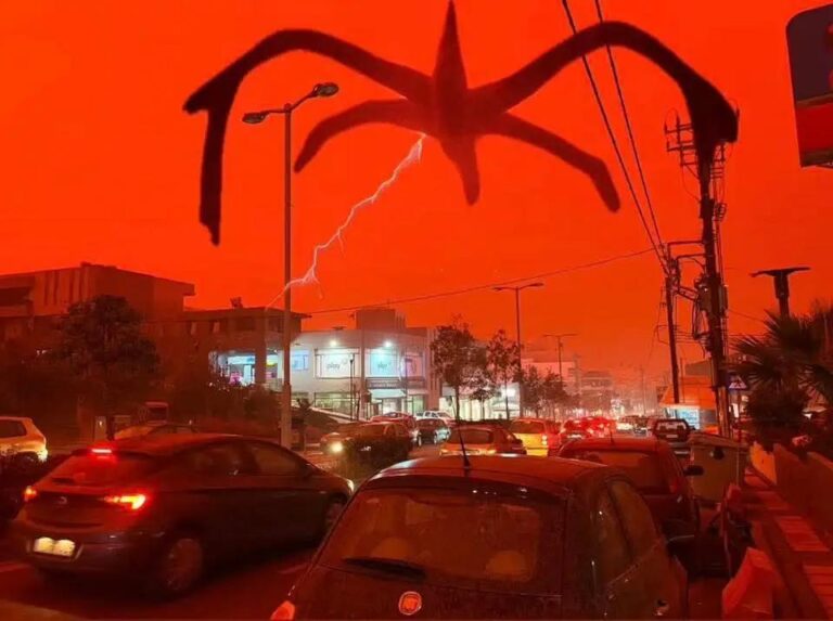 Χαμός με την αφρικανική σκόνη στη Κρήτη- Τα βίντεο με τις απόκοσμες εικόνες στο TikTok