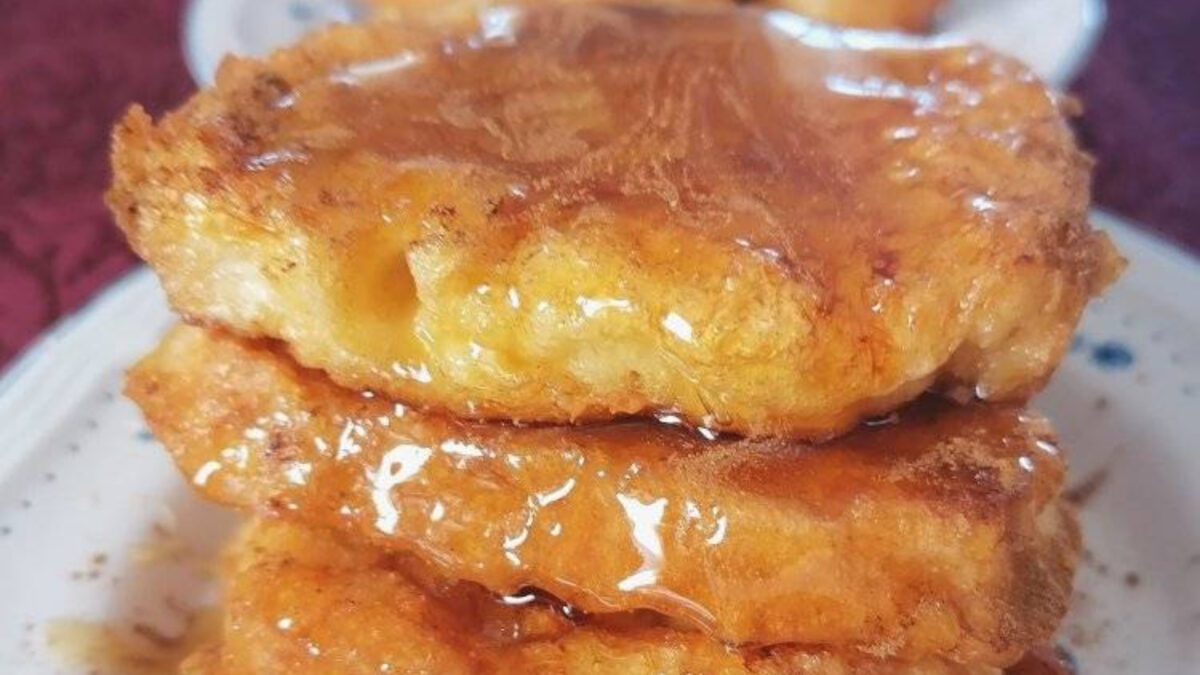 Μελωμένες τραγανές αυγόφετες για πρωινό